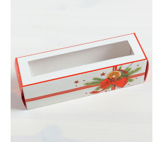Коробка складная «Подарок» 18 х 5,5 х 5,5 см.